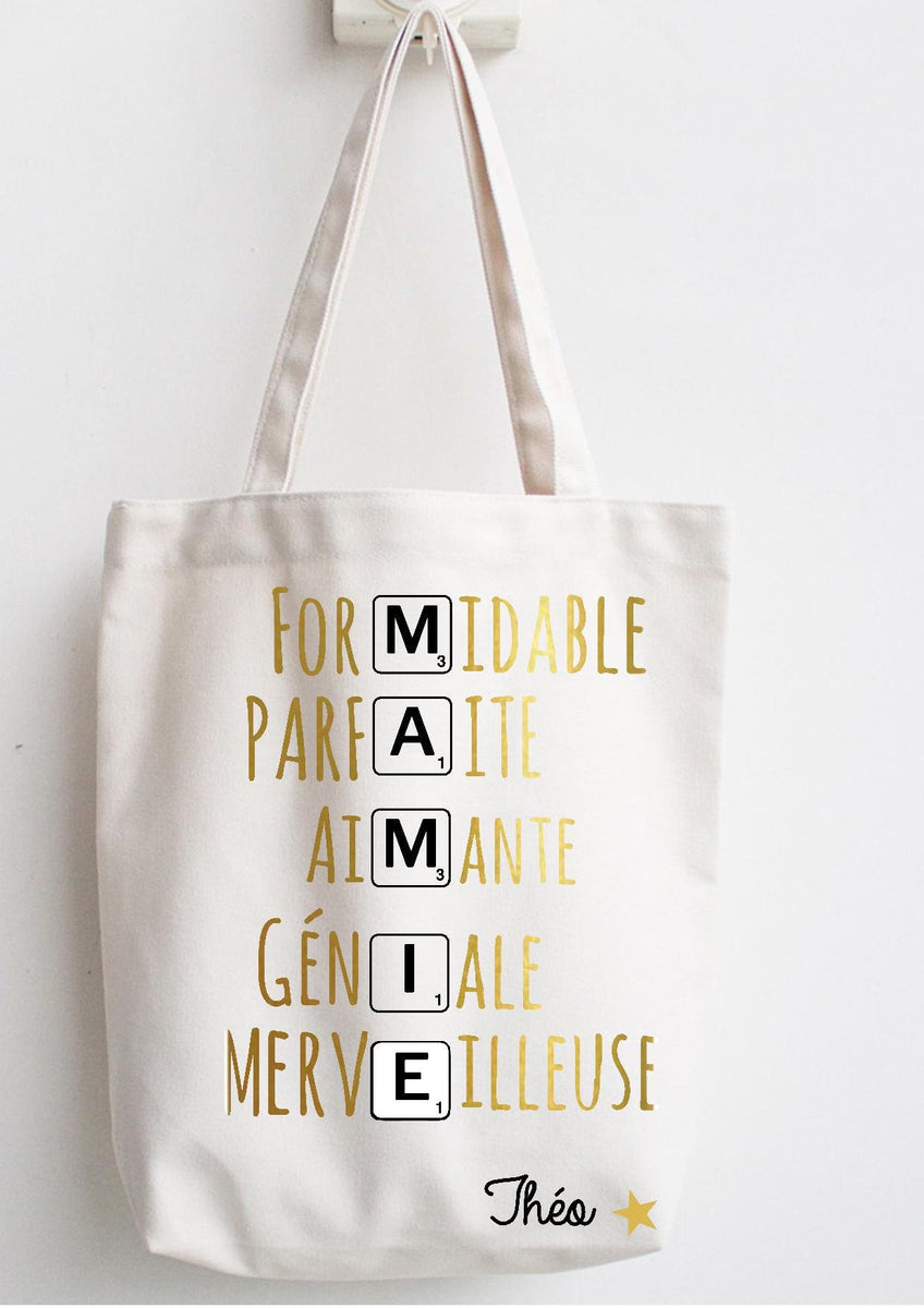 Sac mamie sac personnalis mamie cadeau mamie f te des