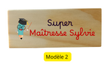 Brosse à tableau personnalisée, cadeau super maîtresse, Effaceur Super Maîtresse, Cadeau personnalisé enseignant , cadeau fin d'année école