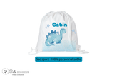 Kit rentrée école personnalisé – Motif dinosaure bleu,  boîte à goûter, trousse, gourde personnalisée (Copie) (Copie) (Copie)