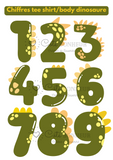 T-shirt Anniversaire Enfant Personnalisé – Apprenti Dinosaure -t-shirt anniversaire - Cadeau Enfant - Thème dinosaure