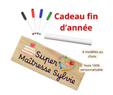 Brosse à tableau personnalisée, cadeau super maîtresse, Effaceur Super Maîtresse, Cadeau personnalisé enseignant , cadeau fin d'année école