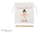 Kit rentrée école personnalisé – Motif danseuse étoile,  boîte à goûter, trousse, gourde personnalisée (Copie) (Copie)