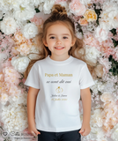 T-shirt Enfant "Papa et Maman se sont dit oui", tee shirt lendemain de mariage, tenue mariage enfant