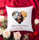 Coussin saint Valentin personnalisé, coussin photo personnalisé, cadeau saint Valentin, cadeau couple