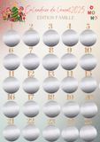 Calendrier de l’Avent Famille à Gratter – 25 Activités de Noël à Faire Ensemble – Magie de Noël Parents Enfants