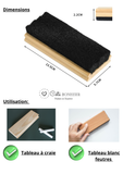 Brosse à tableau personnalisée, cadeau super maîtresse, Effaceur Super Maîtresse, Cadeau personnalisé enseignant , cadeau fin d'année école