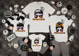 Tee shirt halloween famille, tenue assortie halloween , tenue matchy halloween, halloween personnalisé