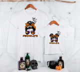 Tee shirt halloween famille, tenue assortie halloween , tenue matchy halloween, halloween personnalisé