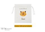 Kit rentrée école personnalisé – Motif renard, boîte à goûter, trousse, gourde personnalisée (Copie) (Copie) (Copie)