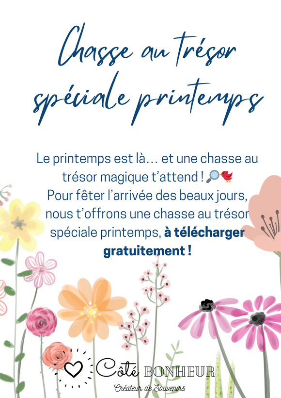 Chasse au trésor spéciale printemps