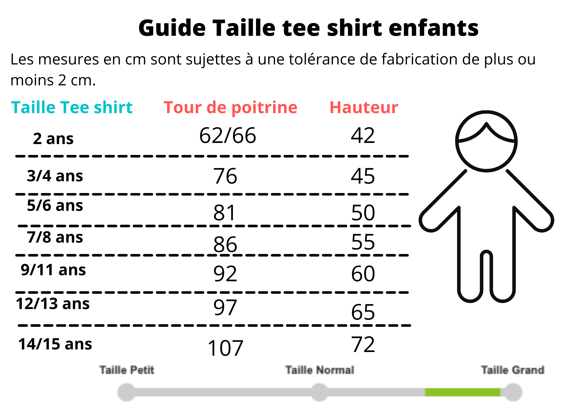 Tee shirt discount personnalisé 2 ans
