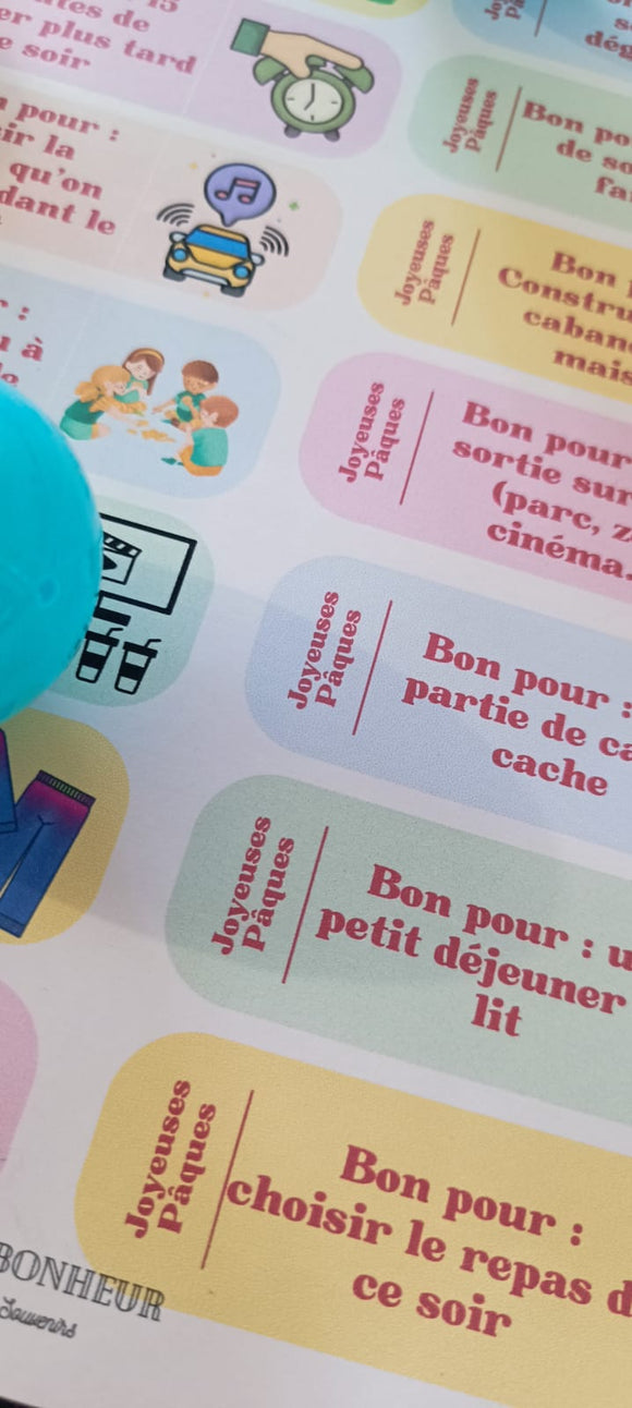 🎁 Bons surprises de Pâques à glisser dans les œufs – Version GRATUITE à imprimer ! 🐣✨