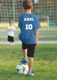 Tee shirt personnalisé enfant , tee shirt sport personnalisé, tenue personnalisée rentrée scolaire