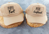 Casquette papa enfant assortie, cadeau papa, fête des pères, papa mini