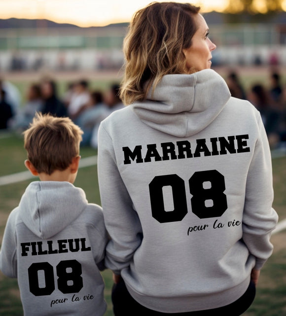Sweat assortis Famille Amour Personnalisable