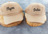 Casquette papa enfant assortie, cadeau papa, fête des pères, papa mini