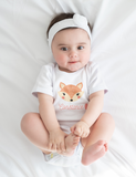 body ou t- shirt enfant personnalisé renard et prénom , t-shirt maternelle renard , tenue personnalisée, body personnalisé