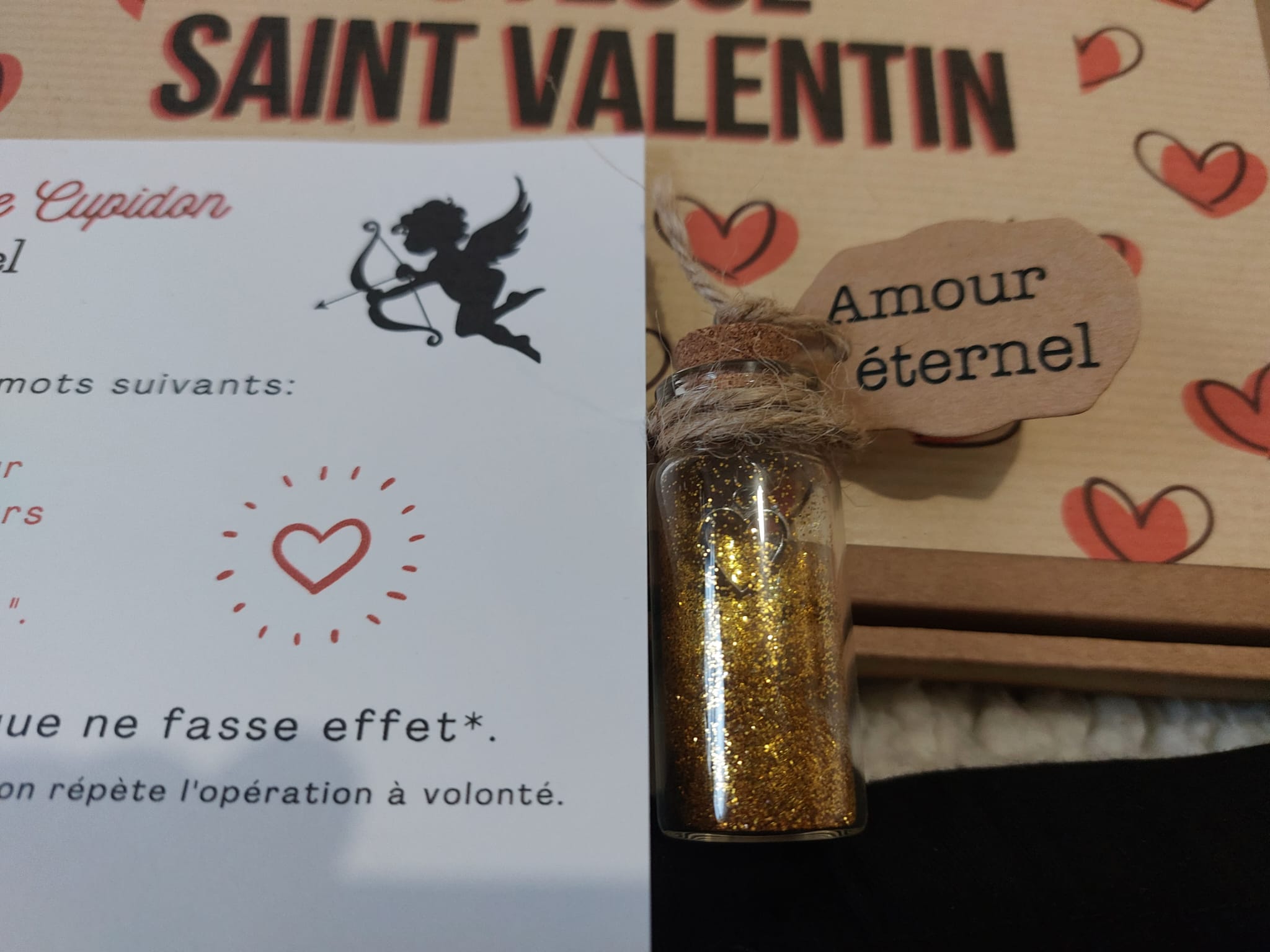 Box saint Valentin personnalisée, boxer saint Valentin, coffret