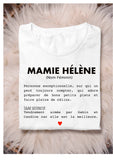 tee shirt mamie définition, cadeau mamie personnalisé, fête des grand mères, tee shirt mamie et petits enfants