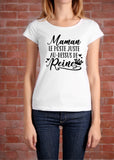 T- shirt maman reine ,cadeau super maman, haut maman, fête des mères