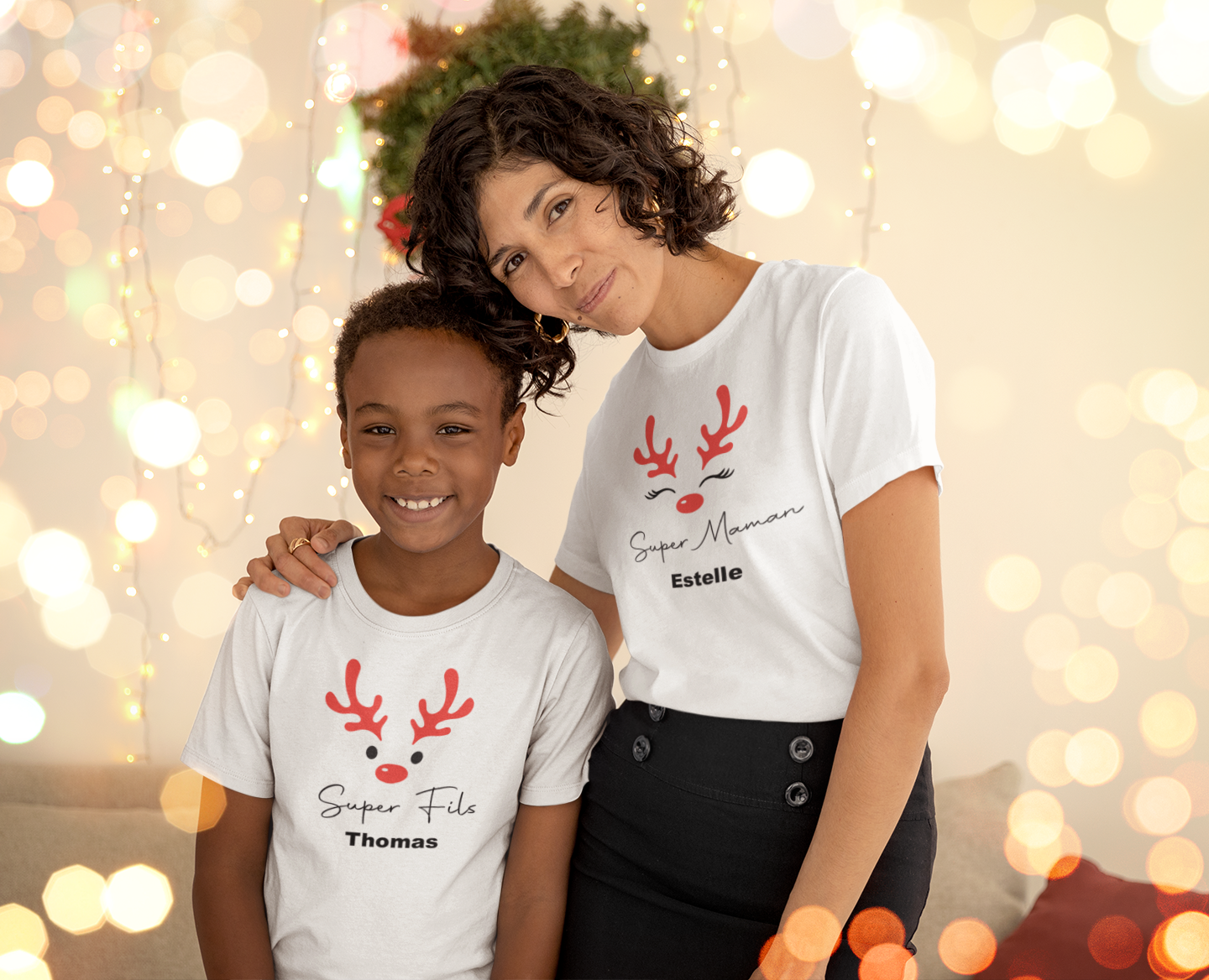 Tee shirt assorti clearance famille