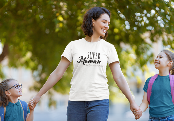 Tee shirt super maman hot sale