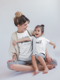 Tee shirt duo marraine filleule personnalisé, tee shirt marraine, tee shirt famille, demande marraine