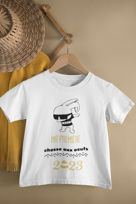 Pâques personnalisé t-shirt ma première chasse aux oeufs, pâques enfants, pâques bébé