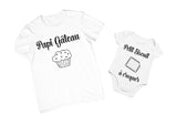 Tee shirt papi gateau petit biscuit à croquer, tee shirt duo papi petits enfants, fête des grand pères, tee shirt papi