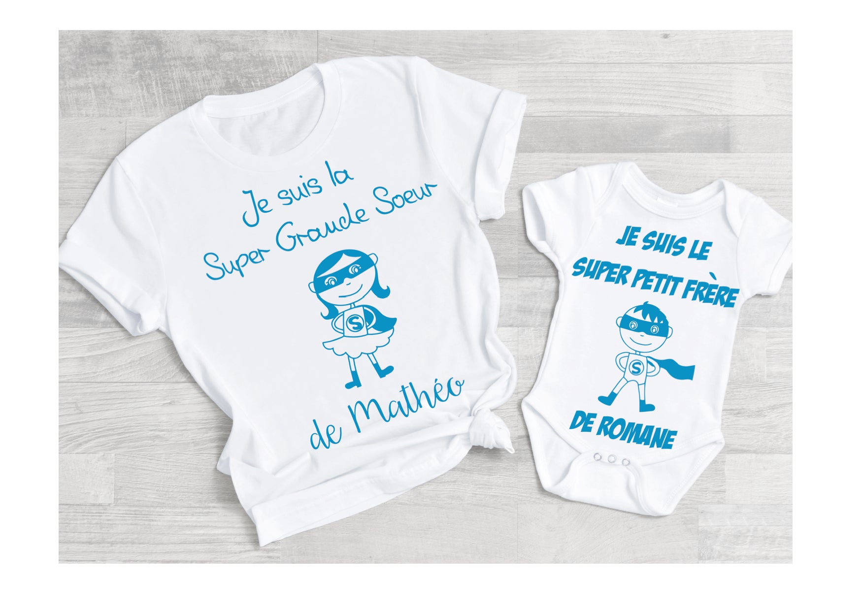 Grande Soeur Grand Frere T Shirt T-shirt GRANDE SOEUR/GRAND FRÈRE