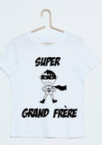 Tee shirt super grand frère, annonce grossesse, futur grand frère, superhèro