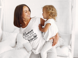 T- shirt maman reine ,cadeau super maman, haut maman, fête des mères