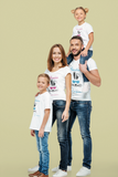 tee shirt famille pâques , tee shirt pâques personnalisé , tee shirt assorti, tenue pâques