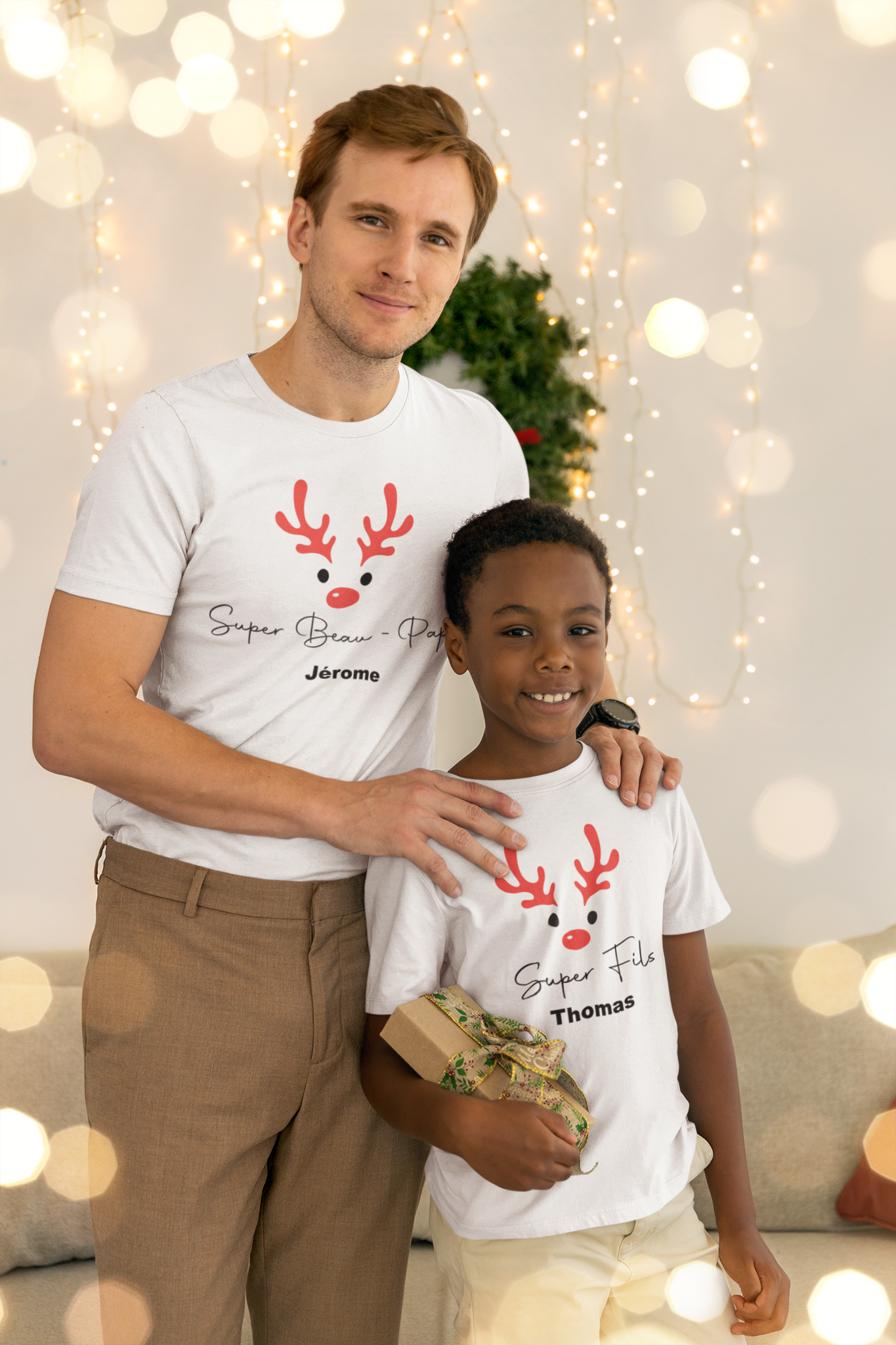 T shirt discount assorti famille