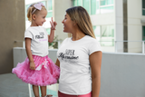 Tee shirt duo marraine filleule personnalisé, tee shirt marraine, tee shirt famille, demande marraine