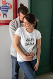 Annonce grossesse 2023, t-shirt couple , futur papa, future maman, futurs parents