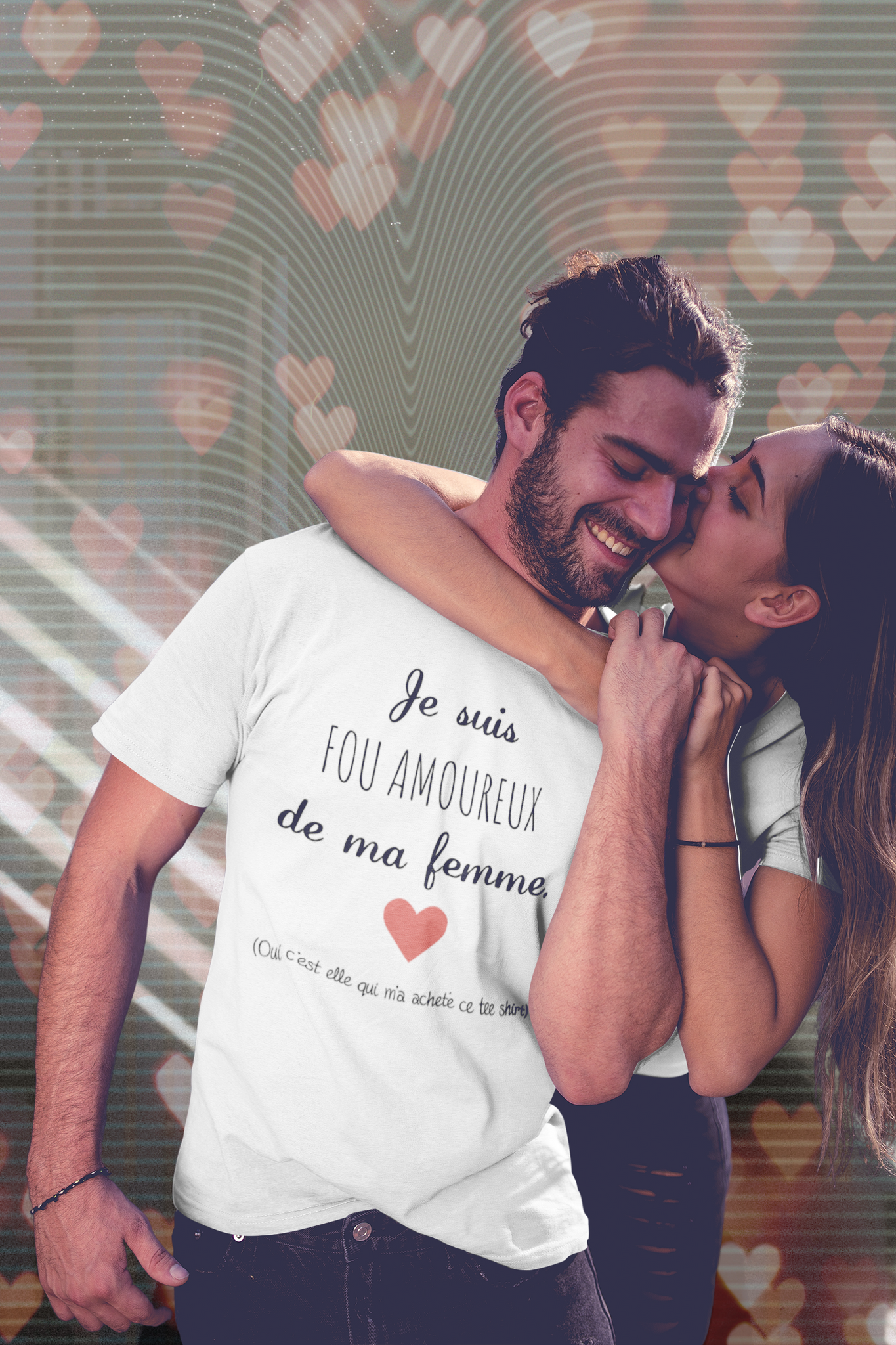 tee shirt Saint Valentin homme je suis fou amoureux de ma femme, cadea –  Cote-bonheur